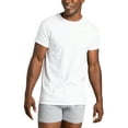 thumbnail image 4 of Fruit of the Loom Men's Crew Neck T-Shirt Undershirts, White Multipacks, Also Available in Big & Tall, 4 of 11