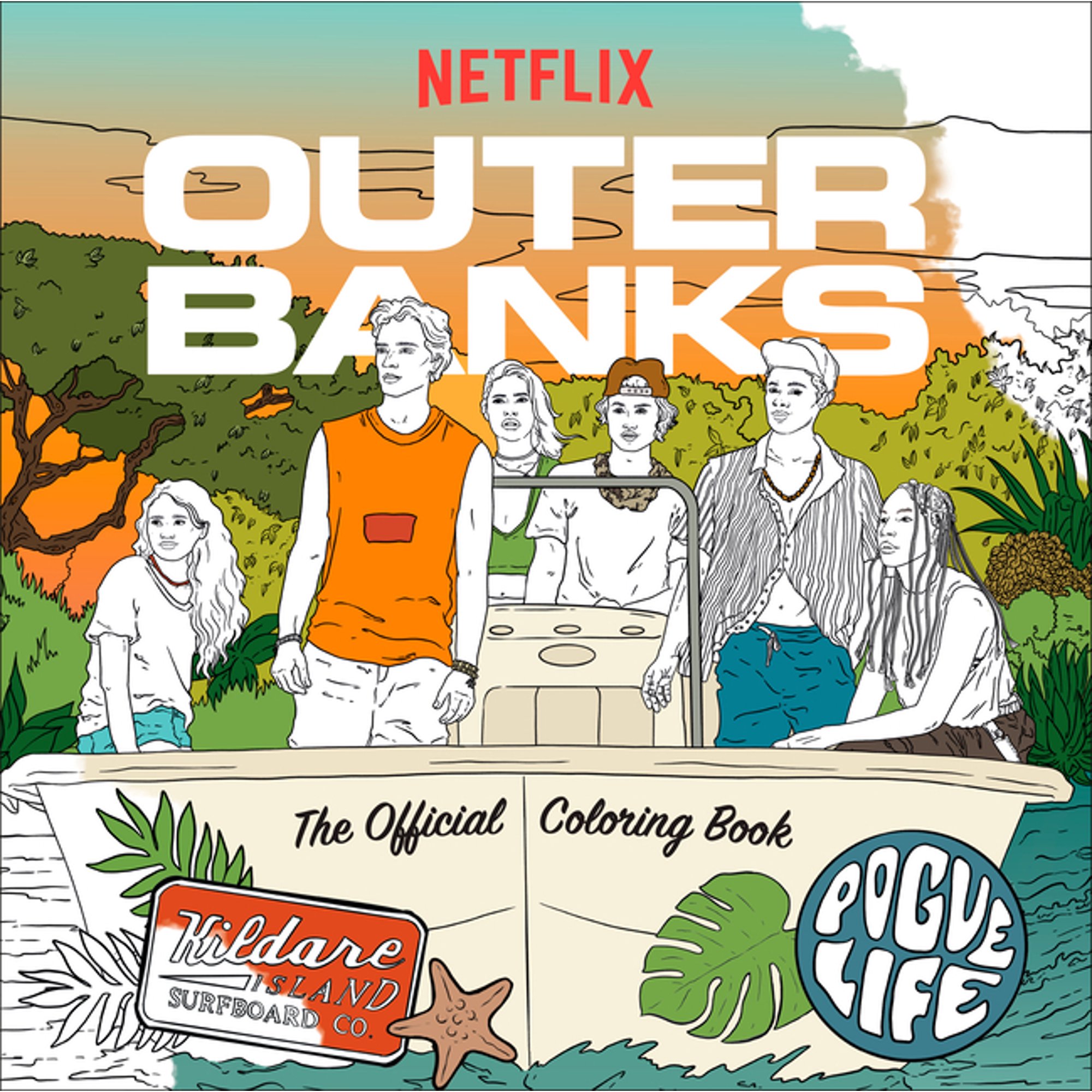 Outer Banks: The Official Coloring Book, (Paperback)