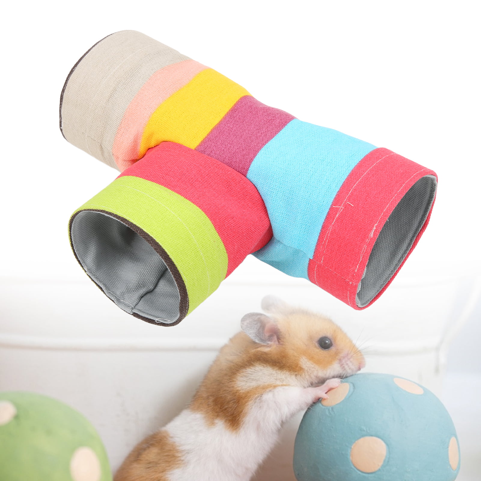 Hamster Seesaw Tube Tunnel House Pet Toy Puppy Home Indoor Playing Hidden Toy 