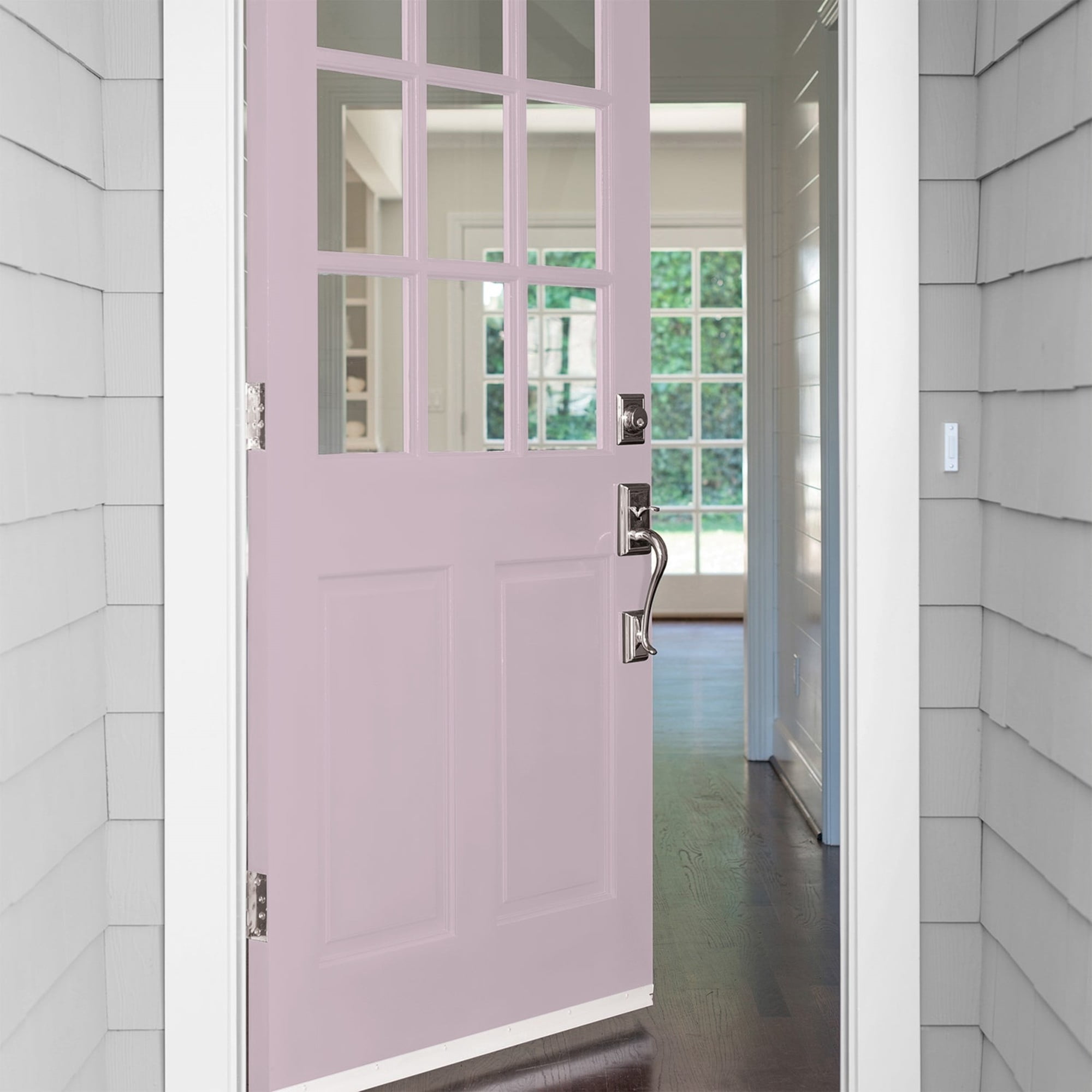 Glidden Fundamentals High Society / Purple, Semi-Gloss Exterior Paint, 5 Gallon