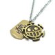 thumbnail image 2 of Collar de una pieza de Anime, sombrero de paja Luffy y Logo de calavera, colgante con etiqueta de perro, Gargantilla de moda para hombre, accesorios, joyería, figuras de juguete, 2 of 5