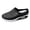 Black, variant on Women Backless Walking Sneakers Summer Slip-on Mule Shoes Closed Toe Slides Wide Width Clogs Mesh Slippers Air Cushion Orthopedic Breathable Sneakers with Arch-Support Beach Sandals