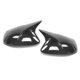 thumbnail image 2 of Par de cubiertas de espejo lateral, carcasa protectora estilo bocina para Corolla Sedan/Hatchback, estilo de fibra de carbono, 2 of 5