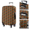 thumbnail image 5 of Multicolor Bigfoot and Text Pattern Luggage Cover Fashion Suitcase Cover Baggage Covers Fit 25-28 Inch Luggage (Go Travel), 5 of 5
