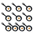 thumbnail image 4 of Miangastore 10Pack Frying Pan Pendant Jewelry Accessory Simple Design For Women, 4 of 8
