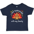thumbnail image 3 of Inktastic I Love Thanksgiving with my Family-happy turkey Boys or Girls Baby T-Shirt, 3 of 5