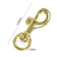 thumbnail image 4 of Brass Swivel Snap Hooks - Diverse and Multifuntional (3/8 Inch, 15 Pack), 4 of 4