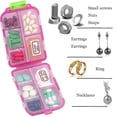 thumbnail image 4 of 4 Pack Pill Case Portable Small Weekly Travel Pill Organizer Portable Pocket Pill Box Dispenser For Purse Vitamin Fish Oil Compartments Container Medi, 4 of 5