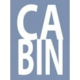 thumbnail image 2 of MacDowell, Jamie 19x24 White Modern Wood Framed Museum Art Print Titled - Cabin Blue, 2 of 4