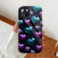 thumbnail image 2 of Glitter Heart Phone Case for Couples Valentine’s Day Gift Compatible with iPhone 11/12/13/14/15/16 (Pro Max/Plus), 2 of 9