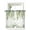 Green, variant on Red Eucalyptus Leaves Tier Curtains 36 Inch Length,Sheer Curtains for Bedroom Living Room Window Summer Botanical Weeping Rod Pocket Drapes Kitchen Curtains Small Half Window 27.5"x36" 2 Panels