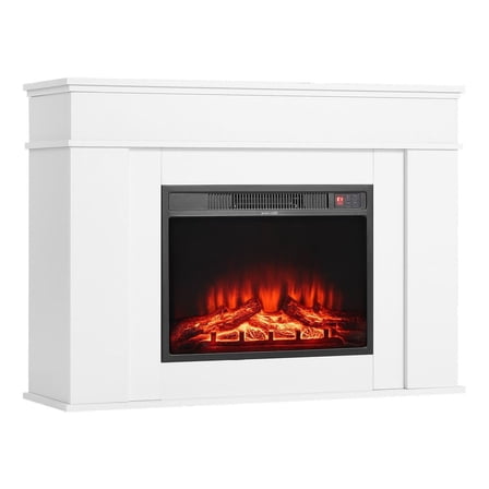 43 inch Electric Fireplace Stove, 1500W 5120BTU Freestanding Heater with Mantel