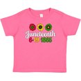 thumbnail image 3 of Inktastic Juneteenth 6-19-1865 with Flowers Boys or Girls Baby T-Shirt, 3 of 5