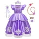 thumbnail image 1 of Disney Vestido de Princesa Sofía para niñas, disfraz de fiesta de cumpleaños, púrpura, Sophia, ropa de lujo para bebé, Cosplay de Halloween Fivean unisex, 1 of 2