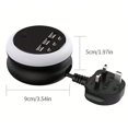 thumbnail image 3 of 7 In 1 Retractable USB Charging Station 8 Color Light 2026 Rotatable Retractable 6 USB Ports Total Length 1.4m, 3 of 9