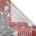 thumbnail image 3 of Ambesonne Dahlia Kitchen Curtains, Floral Blossoming Garden, 55"x30", Ruby Grey and Coral, 3 of 3