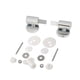 thumbnail image 1 of Kit de reemplazo de bisagra de asiento de inodoro Wosthever Cierre suave Accesorios de baño, 1 of 1