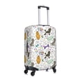 thumbnail image 3 of Xecao Colorful Poodle Dog print Elastic Luggage Cover, with double-sided print , is perfect for travel, business, and daily use, 3 of 9