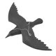 thumbnail image 2 of Simulation Crow Vivid Lifelike Waterproof Crow Decoration Plastic Crow Decoy for Outdoor Garden Courtyards, 2 of 5