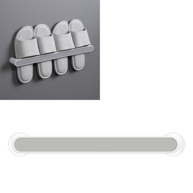 Zapatero para colgar en la pared, soporte con ventosa para zapatero de pared, barra adhesiva para toallas, mejora tu experiencia