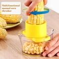 thumbnail image 2 of Pelador de maíz multifunción 4 en 1, pelador de maíz para mazorcas de maíz, removedor de maíz con pelador de verduras y frutas, rallador y taza medidora, 2 of 5
