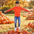 thumbnail image 6 of Abcomgle Boys Long Sleeve Tops 10-12 Casual 3D Print Crewneck Shirts for Kids Boys Fall Basic Boys Tops Cotton Boys Shirts, 6 of 6