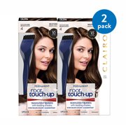 (2 pack) (2 Pack) Clairol Nice 'n Easy Root Touch-Up Permanent Hair Color, Dark Brown, 4