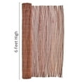 thumbnail image 4 of Backyard X-Scapes Natural Willow Rolled Panel Fence Decorative Fencing Natural 6' H x 16' L, 4 of 6