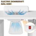 thumbnail image 6 of TROPOW Manicure Table with Electric Dust Collector,42" Nail Table Beauty Salon Station with Lockable Wheels, Arm Rest,4 Storage Drawers,Acetone Resistant Top and Storage Cabinet, 6 of 8