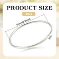 thumbnail image 2 of 8Pcs Real 18K Gold Plated 304 Stainless Steel Wrap Bangle 2-1/2 inch Thin Round Bangle Bracelet for Gift Stackable Wearing, 2 of 6
