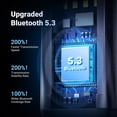 thumbnail image 2 of Adaptador Bluetooth UGREEN Aux a Bluetooth 5.3 para coche, 2 of 9