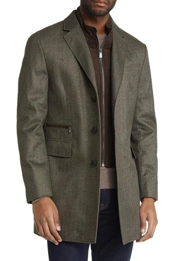 Rodney Water Resistant Tech Flannel Raincoat Jacket Medium M