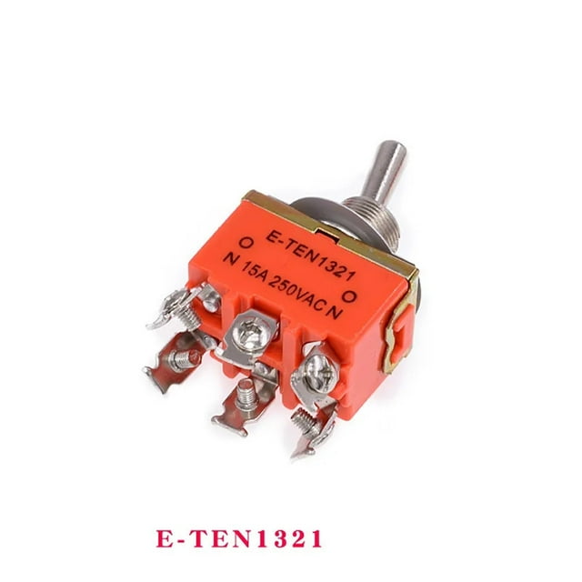 2PCS E-TEN1021 1121 1122 1221 1322 1321 1322 Toggle Switch Rocker Toggle Switch 15A 250VAC ,Easy to Install