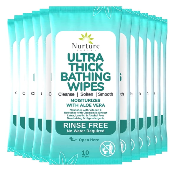 Toallitas corporales Nurture Valley Nurture XL ultra gruesas con Aloe 120