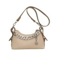 thumbnail image 1 of Mini bolso de hombro de piel sintética, cartera para móvil de mujer, adecuado para citas diarias. Blanco cremoso, 1 of 5