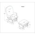 thumbnail image 4 of Lennox Chaise berçante avec tabouret, 4 of 4