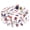 4th of July, variant on Verolix Easter Round Tablecloth 60 Inch, Colorful Egg Pattern Table Cover Spring Holiday Dining Tablecloth for Kitchen Party Decor