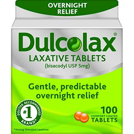 5 Pack - Dulcolax Tablets 100 Tablets Each
