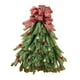 thumbnail image 5 of Adorno colgante de corona de de Navidad para puerta de entrada, suministros para fiestas, decoración de fiestas, guirnalda navideña artificial Con lazo de cuadros, 5 of 8