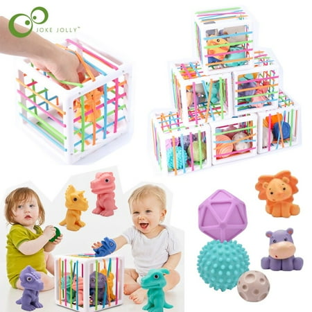 Picture of Baby Shape Sorting Toy motor skill tactile touch toy 10 months to 3 ...