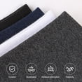 thumbnail image 3 of Men's Dress Socks, 6-Pair Classic Men's Formal Socks, Premium Dress Socks For Men for Business, Office & Casual Wear, Breathable Soft Cotton Blend, 3 of 6