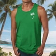 thumbnail image 2 of Mens Summer Beach Tank Tops Tropical Hawaiian Palm Tree Print Sleeveless Shirts Muscle Tee Vacation Casual Shirts, 2 of 5