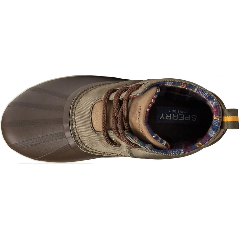 Sperry Top Sider Waterproof Duck Boot Olive and Tan Women main image 2