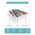 thumbnail image 4 of Quilt King Size Bedding Set, Patriotic Gnomes Reversible Summer Quilt 3 Pieces, Independence 250 Memorial Vintage Beige Lightweight Bedspreads Coverlets with 2 Pillow Shams for All Seasons, 4 of 5