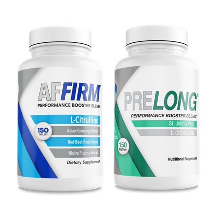 AFFIRM L-Citrulline I150 TabletsI PRELONG Proprietary St. Johns Wort I120 CapsulesI Nutritional Supplement Pack