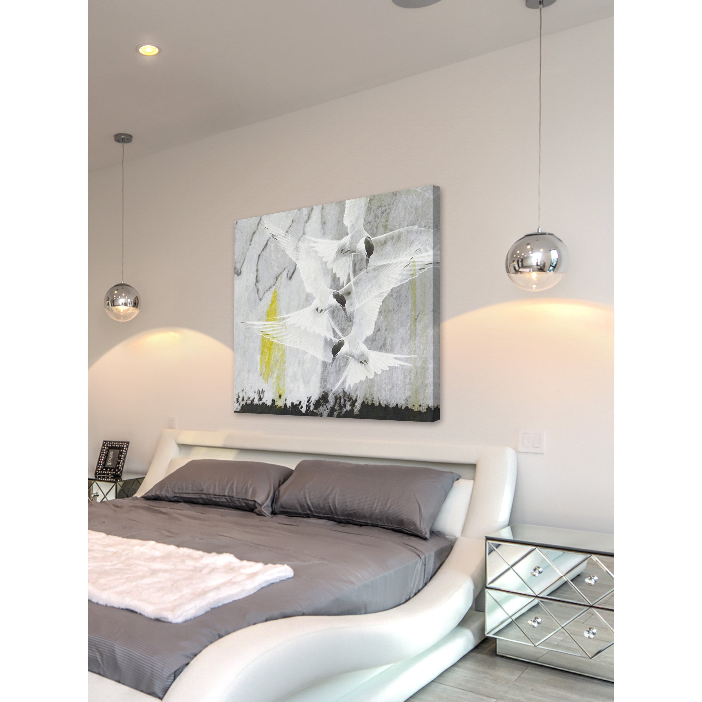 "Come Flock Together" Painting Print on Wrapped Canvas