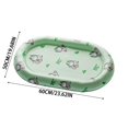 thumbnail image 3 of Hearth & Gear Pet Sleeping Pad Summer Sleeping Cool Pet Ice Pad Foldable Storage Pp Oval Ice Small Dog Bed Mat Dog Kennel Mats for Crates Dog Crate Blanket Cover Xlarge Dog Crate Mat Cold Dog Beds for, 3 of 5