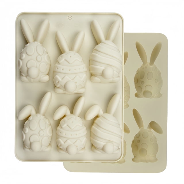 Creatine Silicone 6 Cartoon Animal Shaped Cake Candy Rabbit Baking