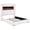 Cream, variant on Tisdall Upholstered Queen Flame Visualizer Bed Grey