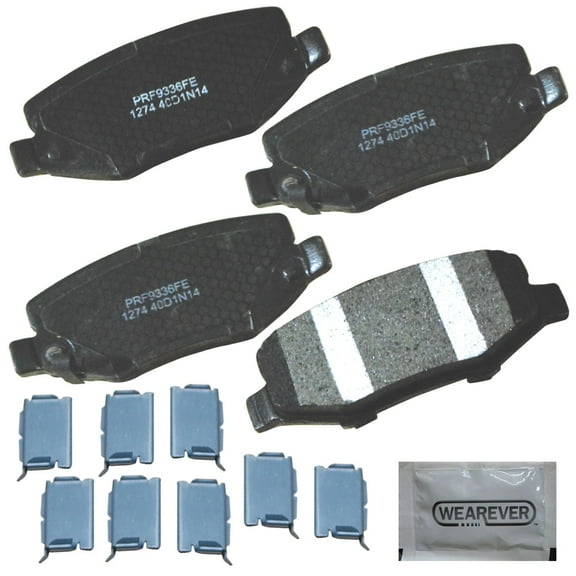 Carquest Professional Platinum Semi-Metallic Brake Pads - Rear (4-Pad Set)